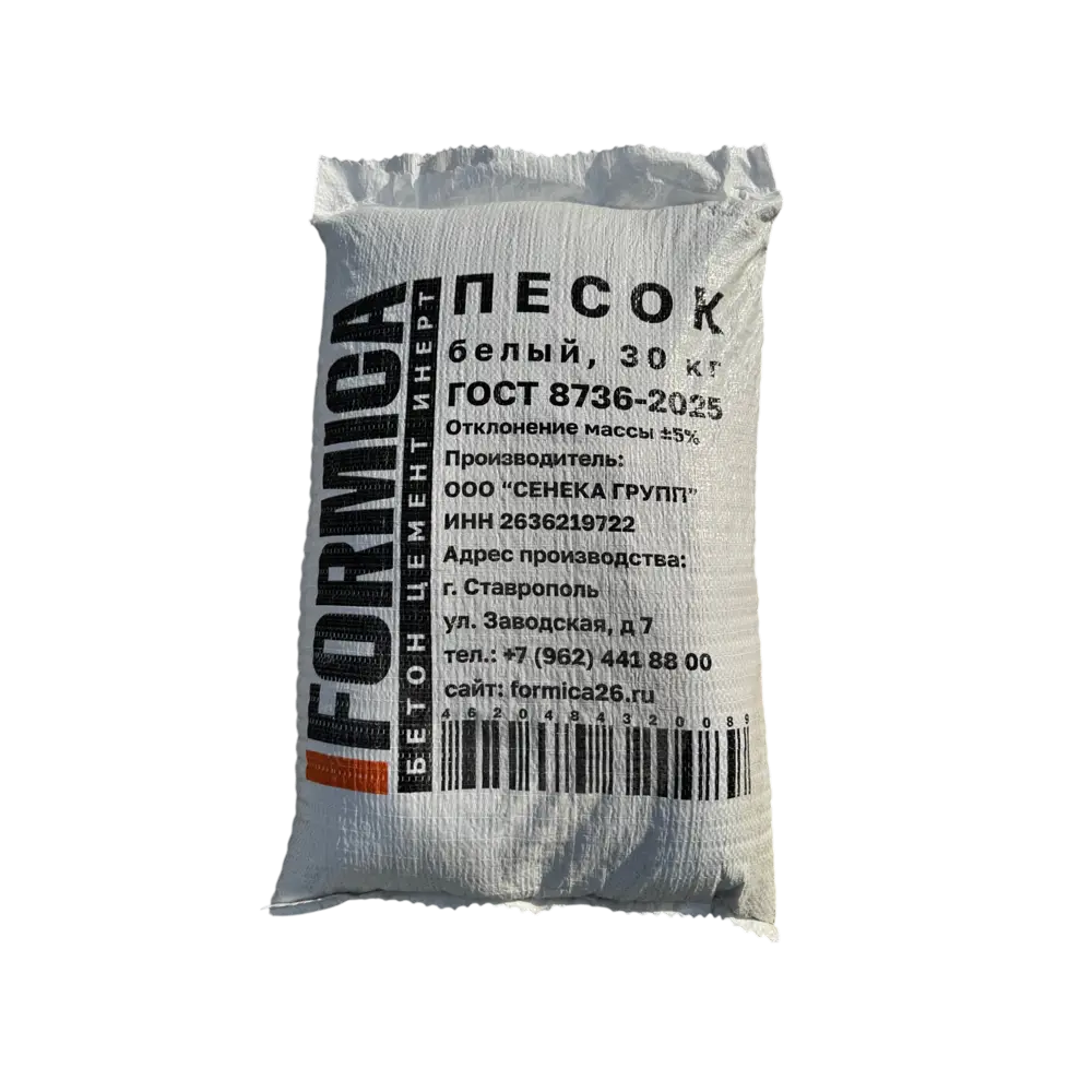 pesok Песок Formica фракция 0-0.2 мм 30 кг — изображение 1